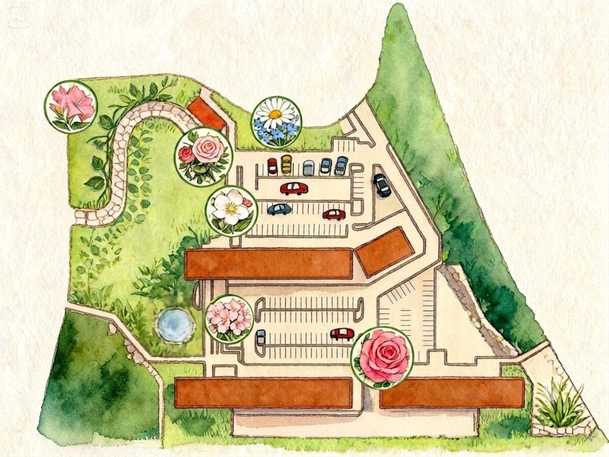 森と花